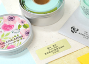 卓上式アドレスシール 缶ケース付